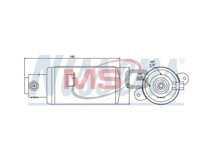 Осушувач кондиціонера для NISSENS 95076 фото товару