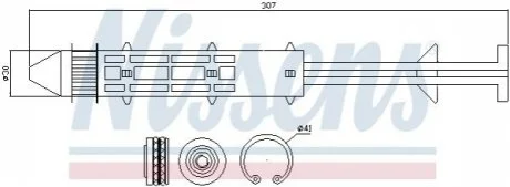 Осушувач кондиціонера для NISSENS 95319 фото товару