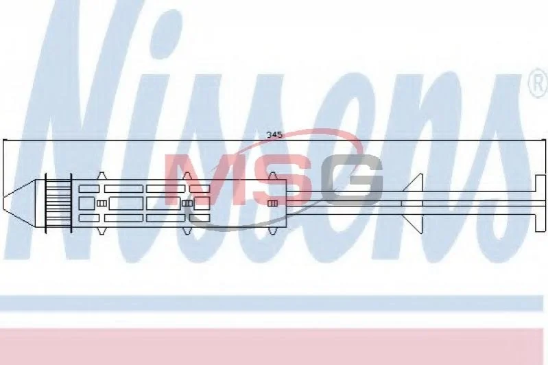 <strong>Осушувач NISSENS 95326 (фото 1)</strong>