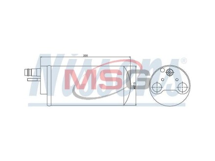 Осушувач кондиціонера NISSENS 95341 фото товара