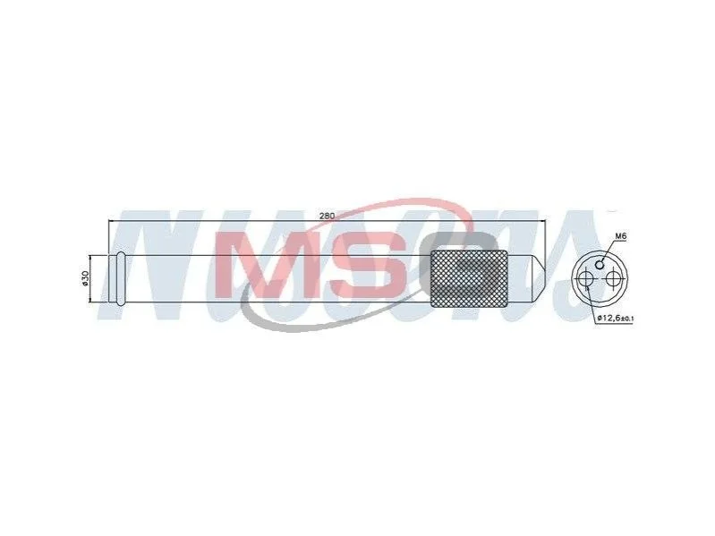 <strong>Осушувач кондиціонера NISSENS 95360 (фото 1)</strong>