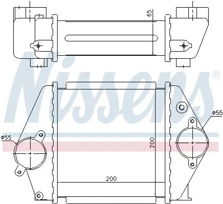 <strong>Радіатор наддуву NISSENS 96570 (фото 1)</strong>