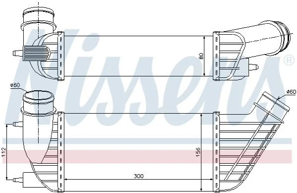 <strong>Інтеркулер NISSENS 96609 (фото 1)</strong>