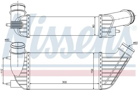 Інтеркулер для NISSENS 96609 фото товару