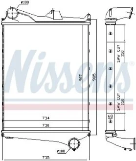 Інтеркулер для NISSENS 97006 фото товару