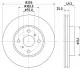 <strong>Диск гальмівний передній Toyota Corolla 1.4, 1.6, 1.8 (02-07) NISSHINBO Nisshinbo ND1030K (фото 1)</strong>