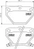 <strong>Колодки гальмівні дискові задні Toyota Yaris, Corolla 1.3, 1.4, 1.5, 1.6 (01-05) NISSHINBO Nisshinbo NP1032 (фото 1)</strong>