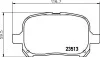 <strong>Колодки гальмівні дискові передні Toyota Camry 2.4, 3.0 (01-06)/Lexus RX 300 (00-03) NISSHINBO Nisshinbo NP1033 (фото 1)</strong>
