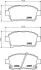 <strong>Колодки гальмівні дискові передні Toyota Corolla 1.5, 1.8 (02-07),Yaris 1.0, 1.3, 1.5, 1.8 (99-05) NISSHINBO Nisshinbo NP1054 (фото 1)</strong>