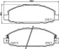 <strong>Колодки гальмівні дискові передние Nissan Caravan 2.4, 3.0 (01-) NISSHINBO Nisshinbo NP2042 (фото 1)</strong>