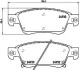 <strong>Колодки гальмівні дискові передние Infiniti FX37, FX50 3.7 (08-) NISSHINBO Nisshinbo NP2056 (фото 1)</strong>