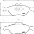 <strong>Колодки гальмівні дискові передні Mazda2 1.3, 1.4, 1.6 (03-)/Ford Fusion 1.4, 1.6 (04-12) NISSHINBO Nisshinbo NP5008 (фото 1)</strong>