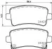 <strong>Колодки гальмівні дискові задні Chevrolet Malibu/Opel Insignia 1.8, 2.0, 2.4 (08-) NISSHINBO Nisshinbo NP6038 (фото 1)</strong>
