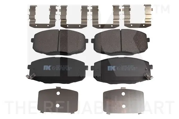 <strong>Колодки гальмівні дискові, комплект HYUNDAI / KIA NK 223533 (фото 1)</strong>