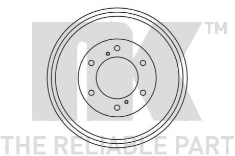 Гальмівний барабан NK 262204 фото товара