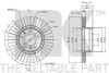 Диск гальмівний невентильований NK 311534 (фото 3)