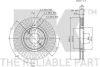 <strong>Диск гальмівний невентильований PEUGEOT / CITROEN NK 313720 (фото 3)</strong>