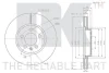 <strong>Диск гальмівний невентильований NK 3147177 (фото 1)</strong>