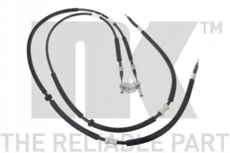 Трос гальмівний L= 2x1680/1495 для Opel NK 9036133 фото товару