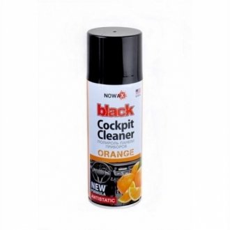 Поліроль панелі приладів BLACK Cockpit Cleaner 200ml, апельсин NOWAX NX00203 фото товару