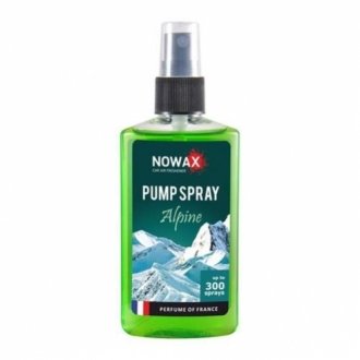 Автомобільний ароматизатор повітря PUMP SPRAY Alpine 75ml NOWAX NX07521 фото товару