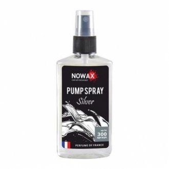 Автомобільний ароматизатор повітря PUMP SPRAY Silver 75ml NOWAX NX07522 фото товару