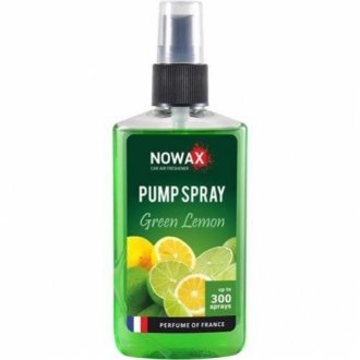 Автомобільний ароматизатор повітря PUMP SPRAY Green Lemon 75ml NOWAX NX07523 фото товару