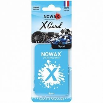 Автомобільний ароматизатор повітря серія " X CARD" - Sport NOWAX NX07532 фото товару