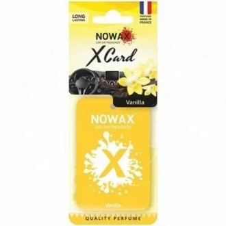Автомобільний ароматизатор повітря серія "X CARD" - Vanilla для NOWAX NX07536 фото товару