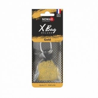 Автомобільний ароматизатор повітря полімерний X Bag DELUXE -Gold NOWAX NX07583 фото товару