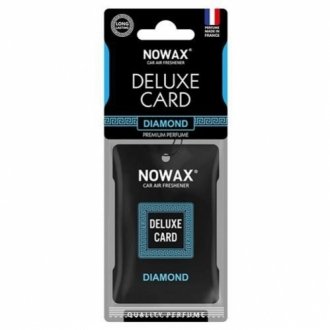 Ароматизатор целюлозний серія Delux Card 6 г. - Diamond NOWAX NX07729 фото товару