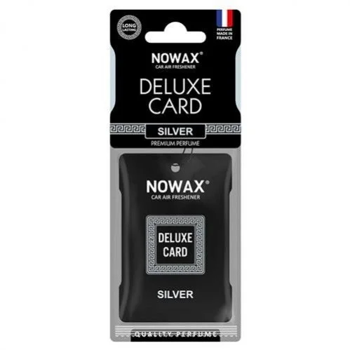 <strong>Ароматизатор целюлозний Nowax серія Delux Card 6 г. - Silver NOWAX NX07732 (фото 1)</strong>