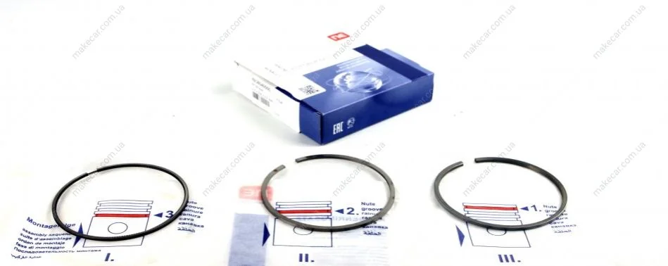 <strong>Кільця поршневі Movano/Master 2.3 CDTI/DCI 10- (STD) NPR 120 038 0005 00 (фото 1)</strong>