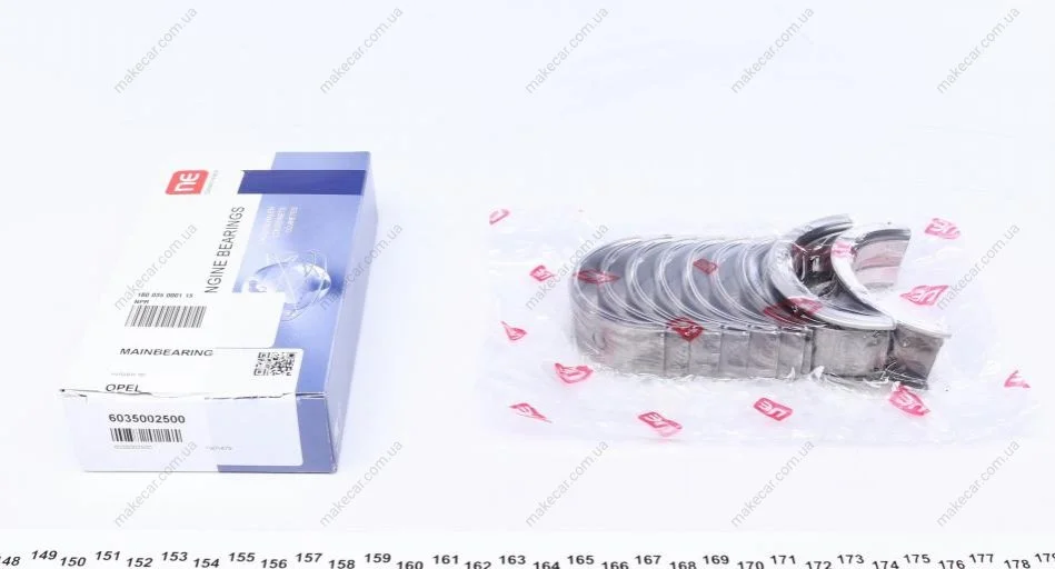 <strong>Вкладиші корінні Opel +0.25 NPR 180 035 0001 15 (фото 1)</strong>