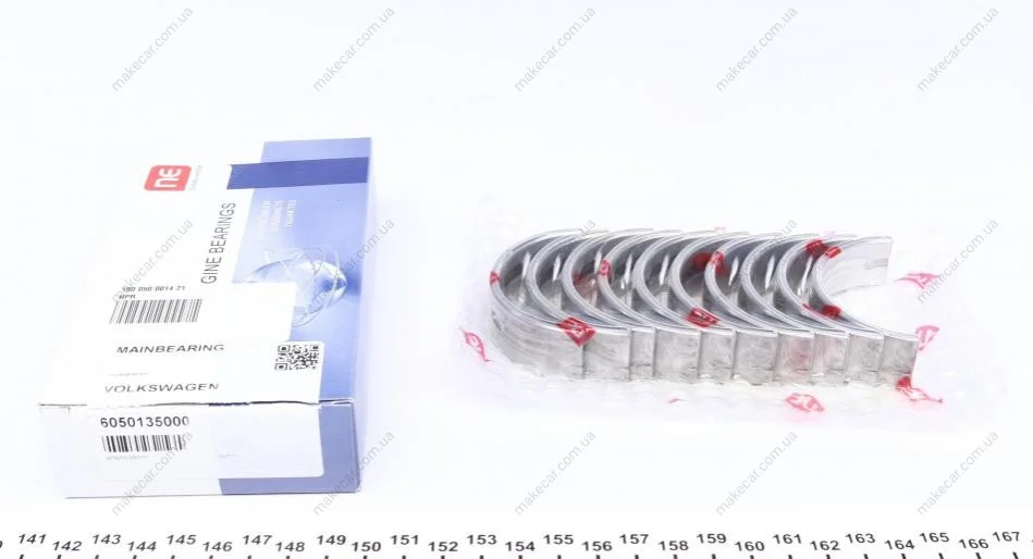 <strong>Вкладиші корінні VW Caddy II/LT/T4 1.6/2.0 i / 2.4D (+0.50) NPR 180 050 0014 21 (фото 1)</strong>