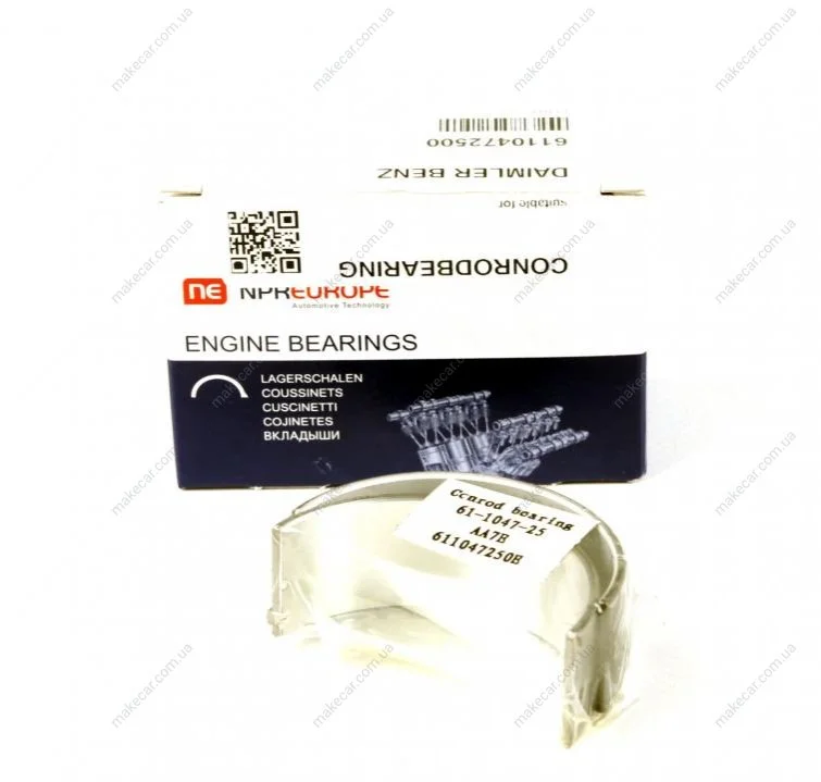 <strong>Вкладиші шатунні Mercedes Benz OM651 (+0.25) NPR 181 010 0001 15 (фото 1)</strong>