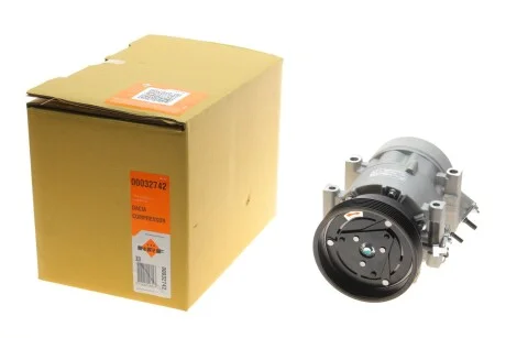Компресор кондиціонера Dacia Duster, Logan,Sandero Renault Clio 1.4-1.6Lpg 09.98- для NRF 32742 фото товару