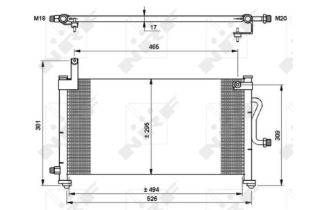 Конденсатор NRF 35765 фото товара