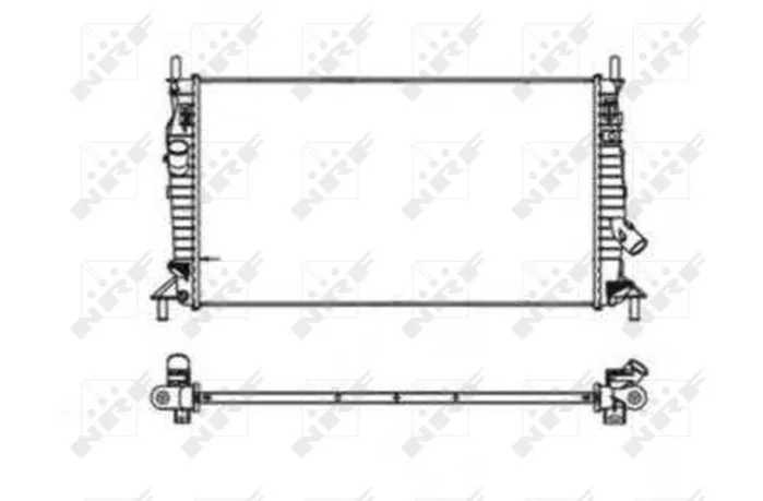 <strong>Радіатор охолоджування Ford Focus C-Max 2.0TDCi 03- NRF 53403 (фото 1)</strong>