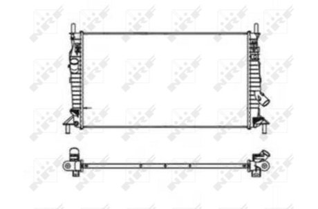 Радіатор охолоджування Ford Focus C-Max 2.0TDCi 03- NRF 53403 фото товару