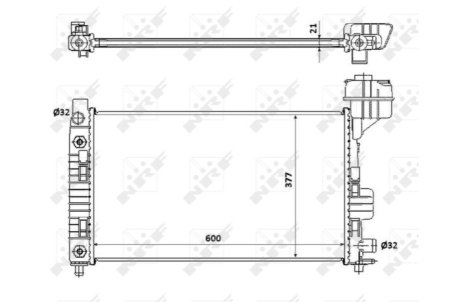 Радиатор охлаждения NRF 54718