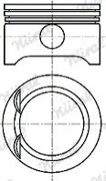 Поршень для NURAL 87-102700-00 фото товару