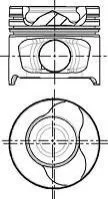 <strong>Поршень RENAULT 76.0 K9K PIN 25X60 EURO 3 TRAPEZ 06/01-> NURAL 87-123400-00 (фото 1)</strong>