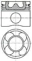 <strong>Поршень двигуна NURAL 87-126000-10 (фото 1)</strong>