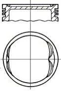 <strong>Поршень з кільцями OPEL 86,50 2,0 16V C20XE Calibra -95 (вир-во) NURAL 87-306807-10 (фото 1)</strong>