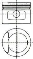 <strong>Поршень NURAL 87-306900-10 (фото 1)</strong>