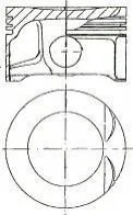 <strong>Поршень з кільцями OPEL 82.1 X18XE (вир-во) NURAL 87-307707-10 (фото 1)</strong>