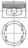 <strong>Поршень з кільцями OPEL 79.50 1.6I 16V С16XE/X16XE/X16XEL (вир-во) NURAL 87-307807-10 (фото 1)</strong>