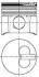 <strong>Поршень з кільцями RENAULT 80,50 1,9D F8Q Kangoo (вир-во) NURAL 87-336507-10 (фото 1)</strong>