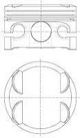 <strong>Поршень Nural NURAL 87-422207-10 (фото 1)</strong>